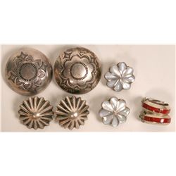 Native American Clip Earrings (121198)