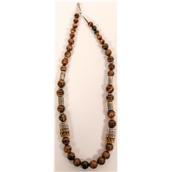 T&R Singer Family Tiger Eye Necklace  (117004)