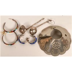 Zuni and Navajo Earrings (121223)
