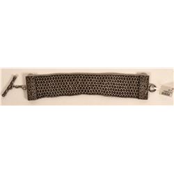 Lois Hill Sterling Toggle Bracelet (121510)