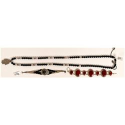 Nialaya Sterling Necklace and 2 Bracelets. (121531)