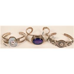 Sterling Silver Bracelets (3)  (121512)