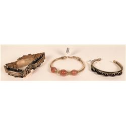 Sterling Silver Bracelets (3)  (121502)