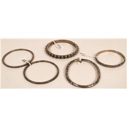 Sterling Silver Bracelets (5) (121517)