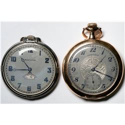 A Duo of Hamilton Pocket Watches  (121291)