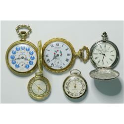 Five modern Pocket Watches (109009)