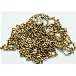 Gold watch chain with precious opals  (109011)