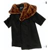 Image 1 : Ladies Cashmere/Fur Collar Coat  (91338)