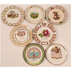 California Souvenir Advertising and Calendar Plates, Bay Area (7)  (112625)