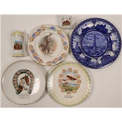 Indiana Souvenir Advertising and Calendar Plates (6)  (112617)