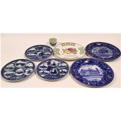 Maine Souvenir Advertising and Calendar Plates (7)  (112750)