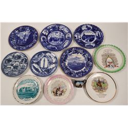 Massachusetts Souvenir Calendar Plate Collection,  (11)  (112692)