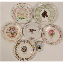 Montana Souvenir Advertising and Calendar Plates (7) (112629)