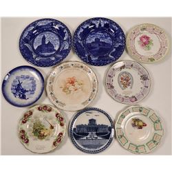 Ohio Souvenir Calendar Plate Collection (9) (112691)