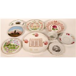 Washington Souvenir Advertising and Calendar Plates (9) (112751)