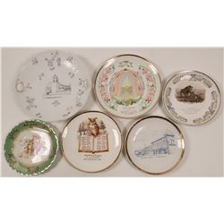 Santa Barbara Area Calendar & Souvenir Plates (6) (112666)
