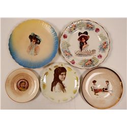 Souvenir Advertising and Calendar Plates (5) (112606)