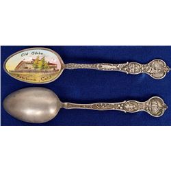 Old Adobe Ranch Enameled Sterling Silver Spoon (121565)