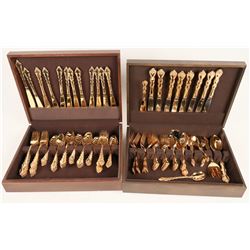 Gold Plated Flatware Settings  (121134)