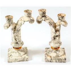 Candle Stick Holders / Matched pair  (100714)