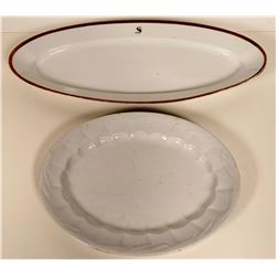 Ironstone Platters – Vintage! (2 each) (109764)
