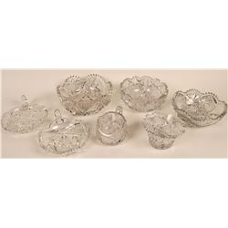 Cut Glass Lead Crystal Collection (7 pieces) (121542)