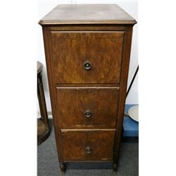 Vintage Wood File Cabinet (119974)