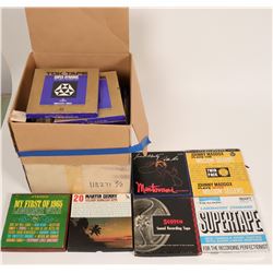 Box of Reel to Reel Tapes  (120865)