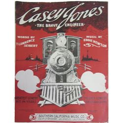 Casey Jones The Brave Engineer Sheet Music  (86428)