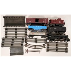 Model Train Lionel "O" Gauge 1940's "O" Gauge Steam Locomotive & Rolling Stock (120854)