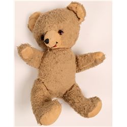 Vintage European Teddy Bear with Glass Eyes (108221)