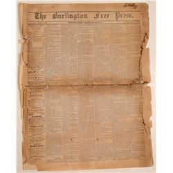 Burlington Free Press 1/9/1852  (108631)