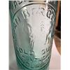 Image 2 : Van Bergen Gold Dust (Horse) Whiskey, Aqua, whittled  (121660)