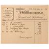 Image 1 : Theodore Green Druggist & Apothecary Billhead   (113382)