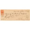 Image 1 : Mackay Signed Check issued to Thos. Taylor & Co. Whiskey Merchants  (113514)