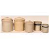 Image 1 : Crock Canisters (Set of 5)  (120866)