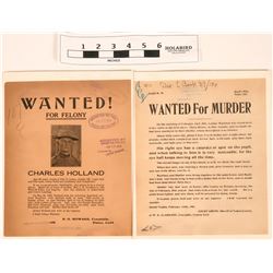 Wanted Posters - One for Murder! (2)  (120651)