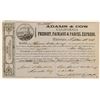 Image 1 : Adams & Company Freight Receipt  (119979)