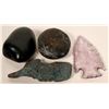 Image 1 : Jade, Copper, and a Glass Arrowhead  (109475)