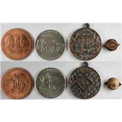 Wells Fargo and Pony Express Tokens  (123092)