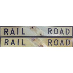 Railroad Crossbuck Sign  (121278)