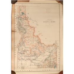 Idaho Map by A.F. Dinsmore and Julius Bien  (120627)