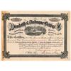 Image 1 : Dunleith & Dubuque Bridge Company Stock Certificate, Signed by Stuyvesant Fish  (111249)