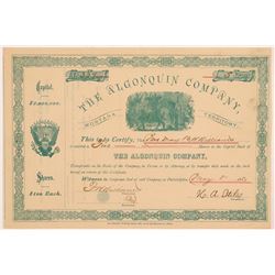 Algonquin Company Stock  (109537)