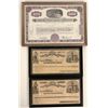 Image 1 : Nevada State Controllers Warrant & Stock Cert.  (2 framed Warrants & 1 framed Stock Cert.))  (108551
