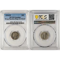 1916-D Mercury Dime  (120159)