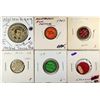 Image 1 : Coins with Advertising Stickers  (120125)