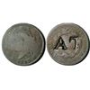 Image 1 : Counterstamped Large Cent  (121342)