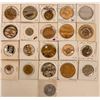 Image 1 : Army and Navy Tokens, Wooden Nickels, Medals, Etc.  (123049)