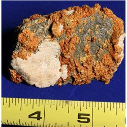 Native Crystaline Gold in Quartz with lead/silver sulfides, 12.32 Troy ozs (119016)